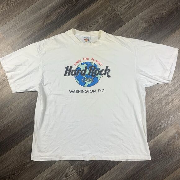 Men’s Hard Rock Cafe Save The Planet Washington D.C.  Made In USA - Picture 1 of 8